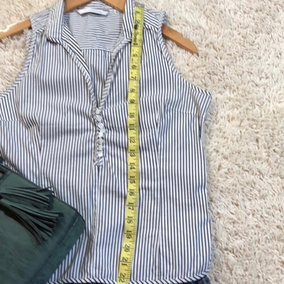 Zara Striped Deep V Tank 🤍 - Picture 5 of 6